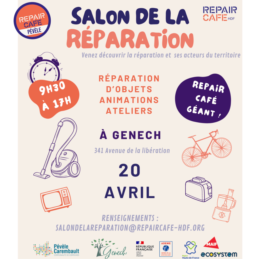 affiche promotion événement salon réparation